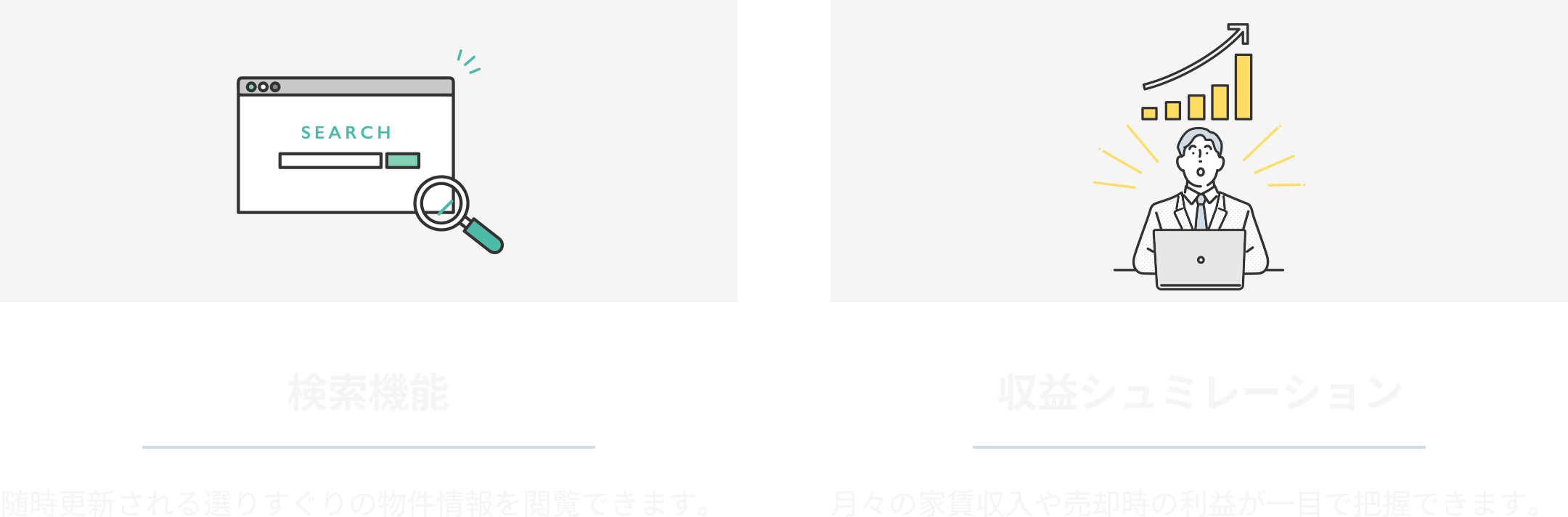 検索機能 収益シュミレーション