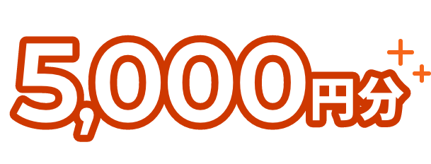 5,000円分